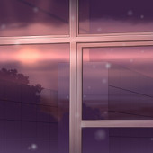 夕暮れ
