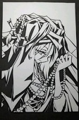莉子と美麗@切り絵始めました