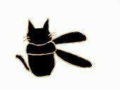 黒衣の黒猫