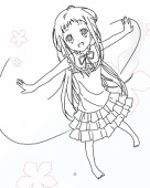 白黒キツネ