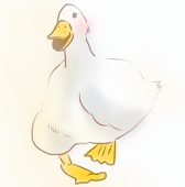 あひる りんご