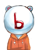 B