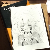 お絵描き始めたりの氏