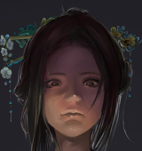 暗部是蓝