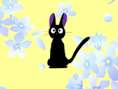 くろい猫