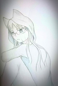 灰色の猫