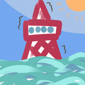 沈没タワー