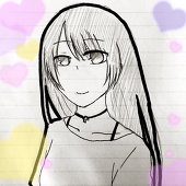 紫色女子。