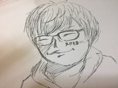 メガネ男