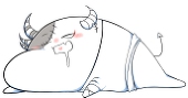 獨笑/一人で笑い