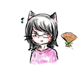 简笔猫舞扇