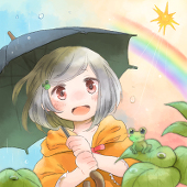 雨音カエル