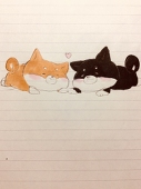 チョコ犬