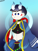 青