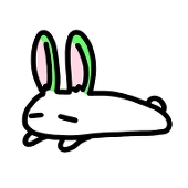 ゆきうさぎ。