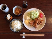 からあげ定食のおやじ