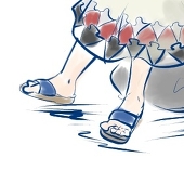 にせごいし。