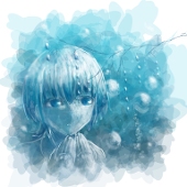 glass  azure