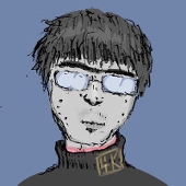桃色襟巻き/新参アナログ絵描き