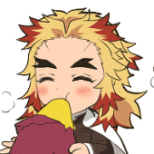 燃える芋