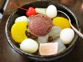 ガラスのあんみつ