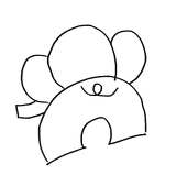 ぞうのおしり