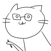 めがねねこ