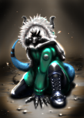 青
