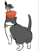 小鳥と猫