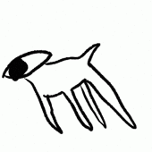 空読無 白眼