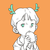 一只鹿角