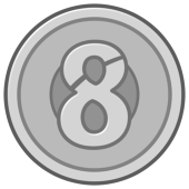 おつり8円