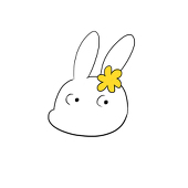 しろい うさぎ