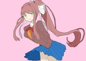 Just Monika.