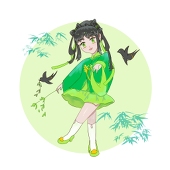 绿意叶桦