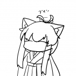 朝上