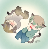 □ま□