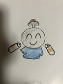 なめこに寄生されたちくわ