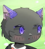黒猫　暗