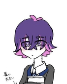泣いてる