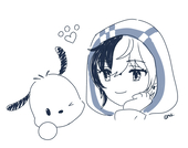 青空とレンゲソウ