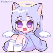 てんにゃ@᎔^.  ̫.^᎔੭