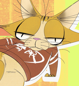 寝ん猫ろっきー