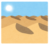 砂漠の海