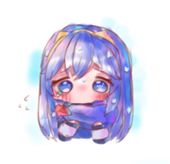 𝒖