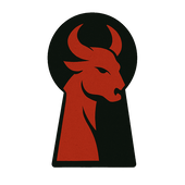 隔墙有牛 壁にBULL