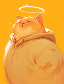 嗝屁的橘猫