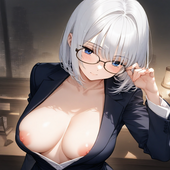 銀髪眼鏡好き変態紳士