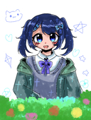 紫の蜘蛛