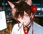 栗花の猫